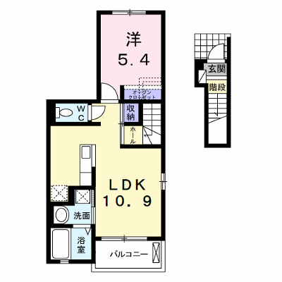 ウイングスカイⅡ 201【管理NO：1-021423901-02010】 ★家具家電は申し込み後に搬入します★ ★2026年11月下旬入居可能★の外観画像