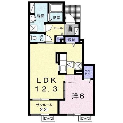 ソール　オリエンスⅧ 104【管理NO：1-022315302-01040】 ★家具家電は申し込み後に搬入します★ ★2026年12月中旬入居可能★の外観画像