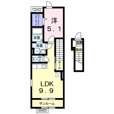 プリート 204【管理NO：1-017060401-02040】 ★家具家電は申し込み後に搬入します★ ★2026年10月下旬入居可能★の外観画像
