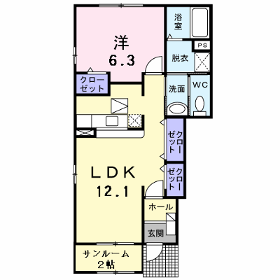 セリオ辰口 101【管理NO：1-013893901-01010】 ★家具家電は申し込み後に搬入します★ ★2026年11月下旬入居可能★の外観画像
