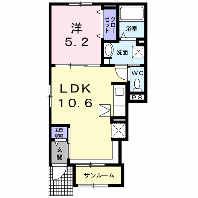 セイバリー・アンジュⅡ 101【管理NO：1-022903701-01010】 ★家具家電は申し込み後に搬入します★ ★2026年11月下旬入居可能★の外観画像