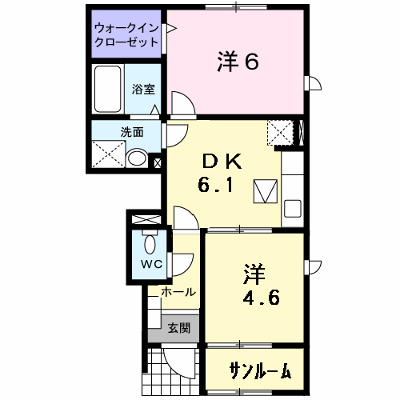 デスパシオⅡＢ 103【管理NO：1-015638002-01030】 ★家具家電は申し込み後に搬入します★ ★2026年11月下旬入居可能★の外観画像