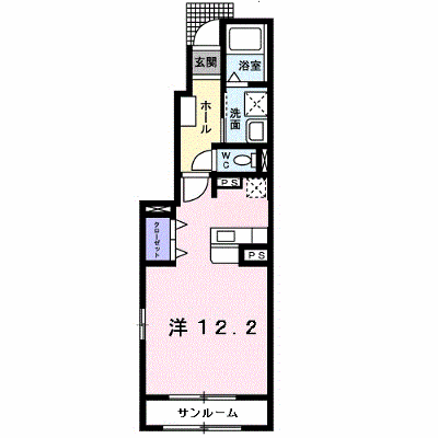 クラール　アロッジオ 106【管理NO：1-014311001-01050】 ★家具家電は申し込み後に搬入します★ ★2026年11月下旬入居可能★の外観画像