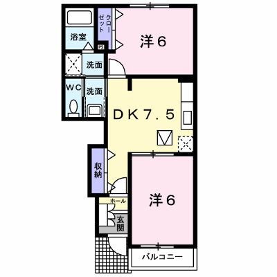 エステート・Ａ　Ⅰ 102【管理NO：1-014179201-01020】 ★家具家電は申し込み後に搬入します★ ★2026年11月下旬入居可能★の外観画像