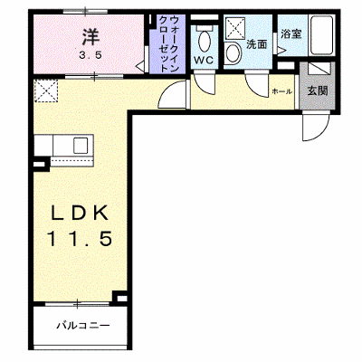 ＣＲＥＴＡ（クレタ）扇 306【管理NO：1-028621901-03060】 ★家具家電は申し込み後に搬入します★ ★2027年02月上旬入居可能★の外観画像