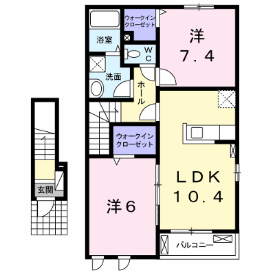 ソレアード　カーサⅡ 202【管理NO：1-019720402-02020】 ★家具家電は申し込み後に搬入します★ ★2027年01月中旬入居可能★の外観画像
