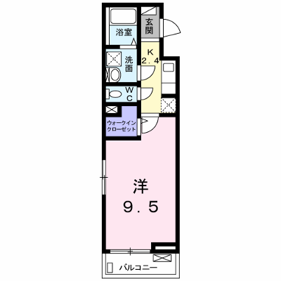 ウィステリア甲府 303【管理NO：1-020699801-03030】 ★家具家電は申し込み後に搬入します★ ★2026年10月下旬入居可能★の外観画像