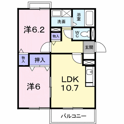 ヴィラ・エクセラン 102【管理NO：1-007438701-01020】 ★家具家電は申し込み後に搬入します★ ★2026年11月下旬入居可能★の外観画像