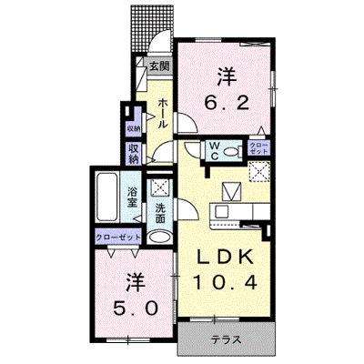 メイプルパティオ 101【管理NO：1-024728801-01010】 ★家具家電は申し込み後に搬入します★ ★2026年11月下旬入居可能★の外観画像