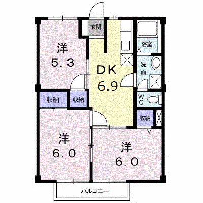 アクティブ河原Ａ 202【管理NO：1-003634701-02020】 ★家具家電は申し込み後に搬入します★ ★2026年11月下旬入居可能★の外観画像