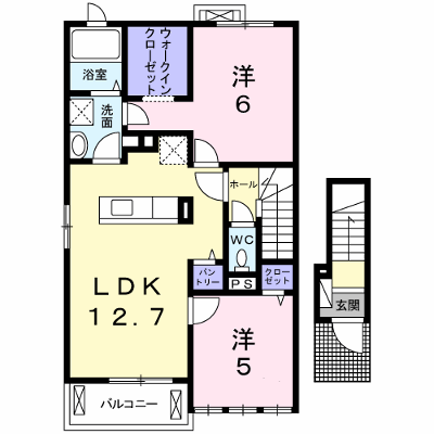 メゾン・ドゥ・アヴェニールⅠ 201【管理NO：1-020109402-02010】 ★家具家電は申し込み後に搬入します★ ★2026年12月中旬入居可能★の外観画像