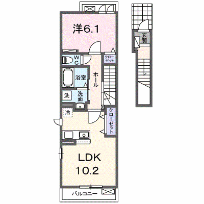 ＬＵＴＡＮ　下戸 202【管理NO：1-027522801-02020】 ★家具家電は申し込み後に搬入します★ ★2026年11月中旬入居可能★の外観画像