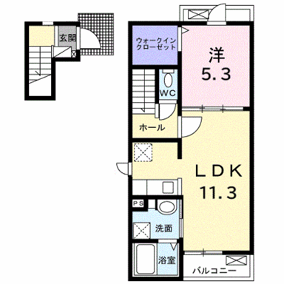 ガーデニア 206【管理NO：1-027899301-02050】 ★家具家電は申し込み後に搬入します★ ★2026年11月上旬入居可能★の外観画像