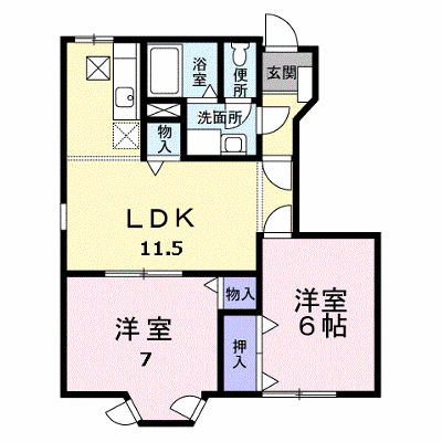 ノーヴァＢ 103【管理NO：1-011138602-01030】 ★家具家電は申し込み後に搬入します★ ★2026年12月上旬入居可能★の外観画像