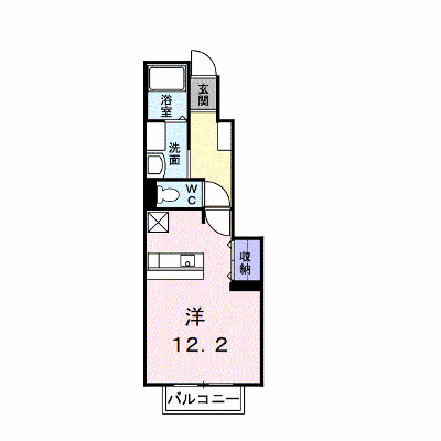 エレガンシア　東新割 102【管理NO：1-012436701-01020】 ★家具家電は申し込み後に搬入します★ ★2026年11月下旬入居可能★の外観画像