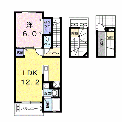 ｇｌａｎｚ　Ｙ．Ｓ 303【管理NO：1-023225201-03030】 ★家具家電は申し込み後に搬入します★ ★2026年11月下旬入居可能★の外観画像