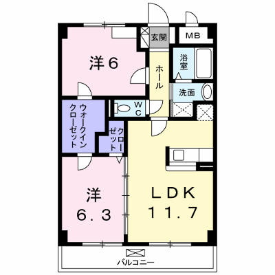 ソレアード山香 203【管理NO：1-012361901-02030】 ★家具家電は申し込み後に搬入します★ ★2026年11月下旬入居可能★の外観画像