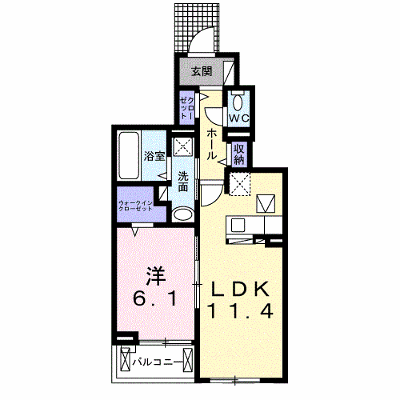 サンク　ハラ 102【管理NO：1-026615901-01020】 ★家具家電は申し込み後に搬入します★ ★2027年01月中旬入居可能★の外観画像