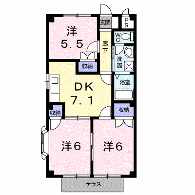 グリ－ン１４ 102【管理NO：1-006979801-01020】 ★家具家電は申し込み後に搬入します★ ★2026年11月中旬入居可能★の外観画像