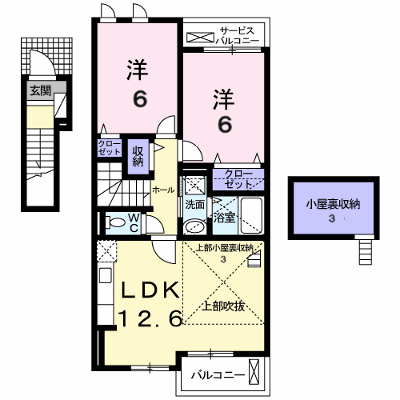 ラゲット・モンターニャ　Ａ棟 202【管理NO：1-017769001-02020】 ★家具家電は申し込み後に搬入します★ ★2026年12月中旬入居可能★の外観画像