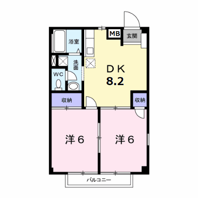 グリーンビラ向山 201【管理NO：1-005070101-02010】 ★家具家電は申し込み後に搬入します★ ★2026年12月中旬入居可能★の外観画像