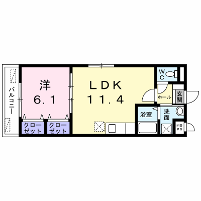 シャルマン 206【管理NO：1-016851701-02050】 ★家具家電は申し込み後に搬入します★ ★2026年12月中旬入居可能★の外観画像