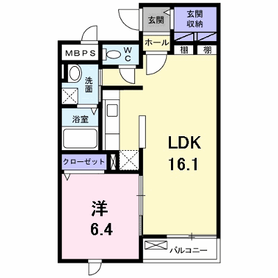 メゾン・ド・リアンⅢ 101【管理NO：1-016066101-01010】 ★家具家電は申し込み後に搬入します★ ★2026年10月下旬入居可能★の外観画像
