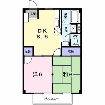 アベニュー延末 202【管理NO：1-005714601-02020】 ★家具家電は申し込み後に搬入します★ ★2026年11月中旬入居可能★の外観画像