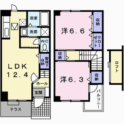 ファミールⅡ 101【管理NO：1-014165701-01010】 ★家具家電は申し込み後に搬入します★ ★2026年11月下旬入居可能★の外観画像