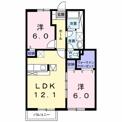 カトレーヴⅠ 102【管理NO：1-012916101-01020】 ★家具家電は申し込み後に搬入します★ ★2026年11月中旬入居可能★の外観画像