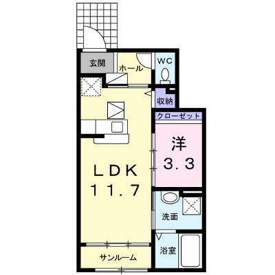 メゾン　ド　アゼリア　Ｂ 102【管理NO：1-017083502-01020】 ★家具家電は申し込み後に搬入します★ ★2026年10月下旬入居可能★の外観画像