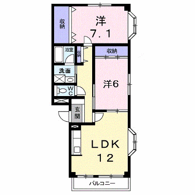 ソレアード・ニシキ 207【管理NO：1-010631101-02060】 ★家具家電は申し込み後に搬入します★ ★2026年11月中旬入居可能★の外観画像
