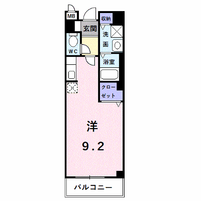 アクティブフロッグ 101【管理NO：1-011901701-01010】 ★家具家電は申し込み後に搬入します★ ★2026年11月中旬入居可能★の外観画像