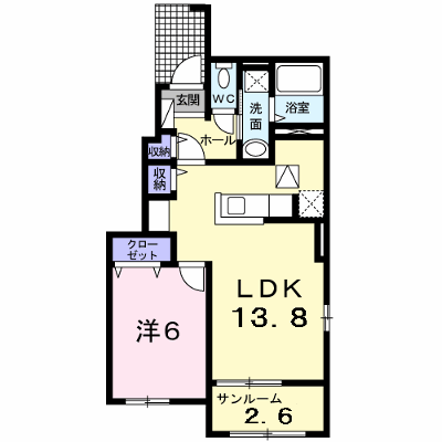 バンデ　ハルト 101【管理NO：1-018528501-01010】 ★家具家電は申し込み後に搬入します★ ★2026年12月上旬入居可能★の外観画像