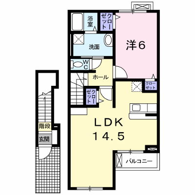 ブッシュ・クロ－バ－ 203【管理NO：1-016047501-02030】 ★家具家電は申し込み後に搬入します★ ★2026年12月上旬入居可能★の外観画像