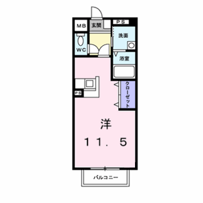 マーベラスＫ１Ａ 103【管理NO：1-012347201-01030】 ★家具家電は申し込み後に搬入します★ ★2026年12月中旬入居可能★の外観画像