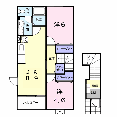 ピーノ・リブロＣ 201【管理NO：1-011838603-02010】 ★家具家電は申し込み後に搬入します★ ★2026年11月下旬入居可能★の外観画像