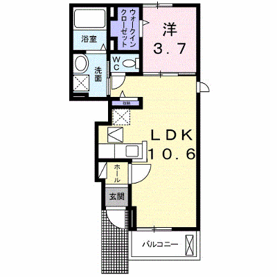 ラ・ルーチェ　Ｃ 103【管理NO：1-022752903-01030】 ★家具家電は申し込み後に搬入します★の外観画像