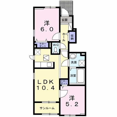 ヒノヒカリ 103【管理NO：1-026483301-01030】 ★家具家電は申し込み後に搬入します★ ★2026年11月下旬入居可能★の外観画像