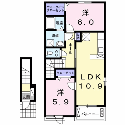 ワイズ・コートⅡ 203【管理NO：1-023200801-02030】 ★家具家電は申し込み後に搬入します★ ★2026年11月下旬入居可能★の外観画像