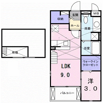 ターナリー伊倉Ⅱ 205【管理NO：1-014933502-02040】 ★家具家電は申し込み後に搬入します★ ★2026年12月上旬入居可能★の外観画像