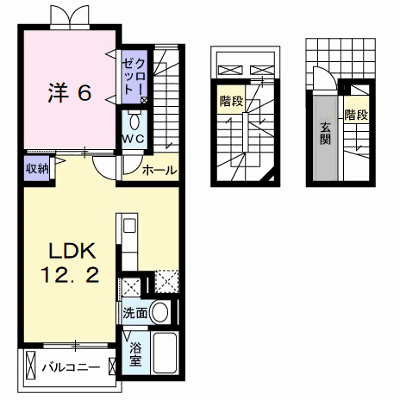 ハーモニーガーデン小文字Ⅰ 306【管理NO：1-021095801-03050】 ★家具家電は申し込み後に搬入します★ ★2026年12月下旬入居可能★の外観画像