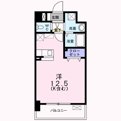 クラウン　パレス 206【管理NO：1-022794301-02060】 ★家具家電は申し込み後に搬入します★ ★2026年12月上旬入居可能★の外観画像