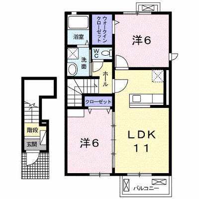 レスピレⅠ 203【管理NO：1-020785301-02030】 ★家具家電は申し込み後に搬入します★ ★2026年12月中旬入居可能★の外観画像