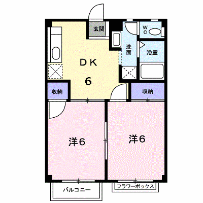 メゾン高野Ｂ 203【管理NO：1-004521602-02030】 ★家具家電は申し込み後に搬入します★ ★2026年12月中旬入居可能★の外観画像