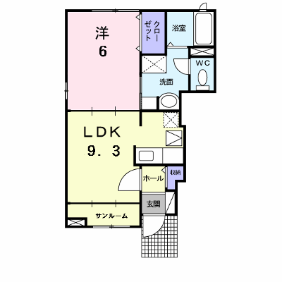 チェリーヒル 101【管理NO：1-018601701-01010】 ★家具家電は申し込み後に搬入します★ ★2026年11月中旬入居可能★の外観画像