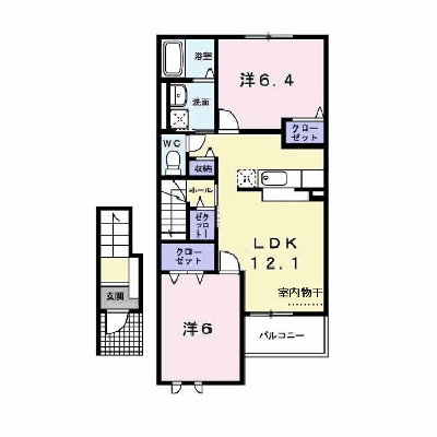 フレッシュヴィラオオクラＢ 202【管理NO：1-020041602-02020】 ★家具家電は申し込み後に搬入します★ ★2026年12月中旬入居可能★の外観画像