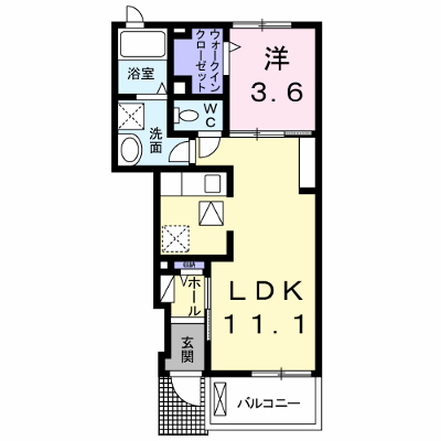 カーサ・サクラーレ 103【管理NO：1-024474501-01030】 ★家具家電は申し込み後に搬入します★ ★2026年10月下旬入居可能★の外観画像