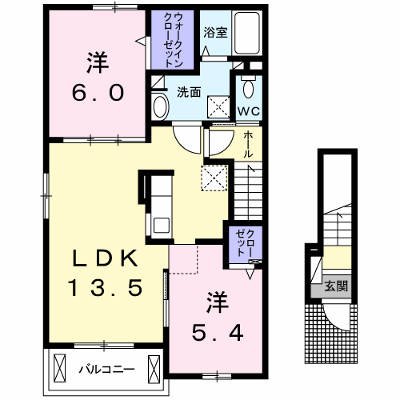 煌・海 201【管理NO：1-024882701-02010】 ★家具家電は申し込み後に搬入します★ ★2026年11月上旬入居可能★の外観画像