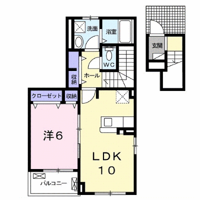 ラフィーネ 201【管理NO：1-025015001-02010】 ★家具家電は申し込み後に搬入します★ ★2026年11月中旬入居可能★の外観画像